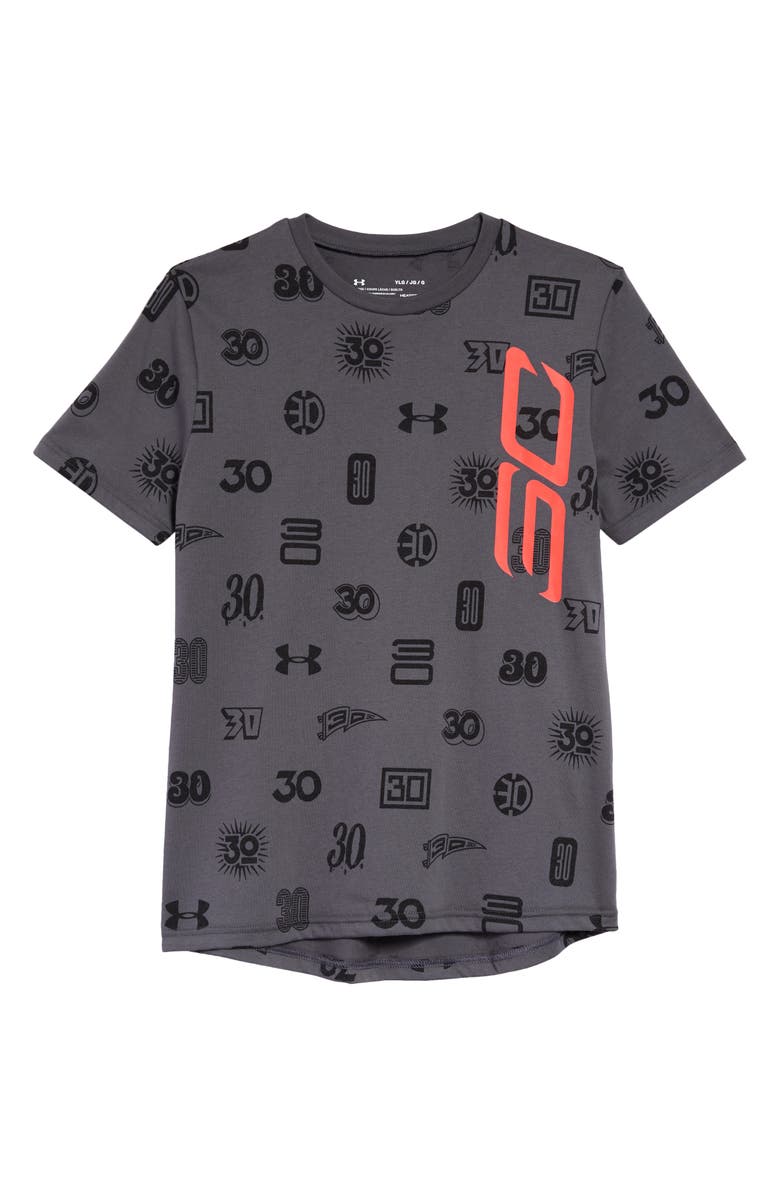 Under Armour SC30<sup>™</sup> Allover Print Graphic Tee, Main, color, 