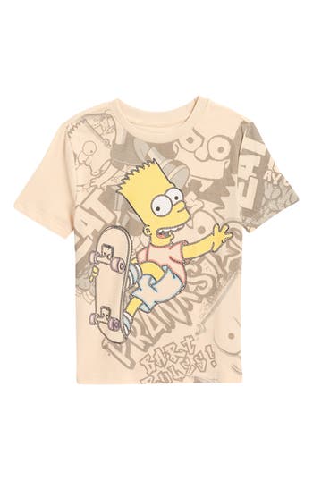 Shop Freeze X The Simpsons Kids' Bart Graphic T-shirt