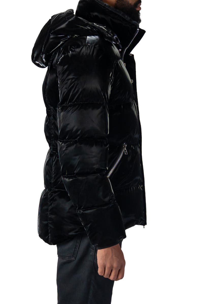 Woodpecker Bumnester Water Resistant Hooded Puffer Jacket, Alternate, color, 