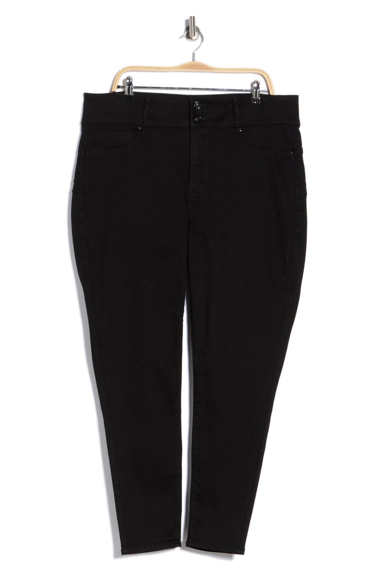 High Rise Skinny Jeans, Main, color, BLACK