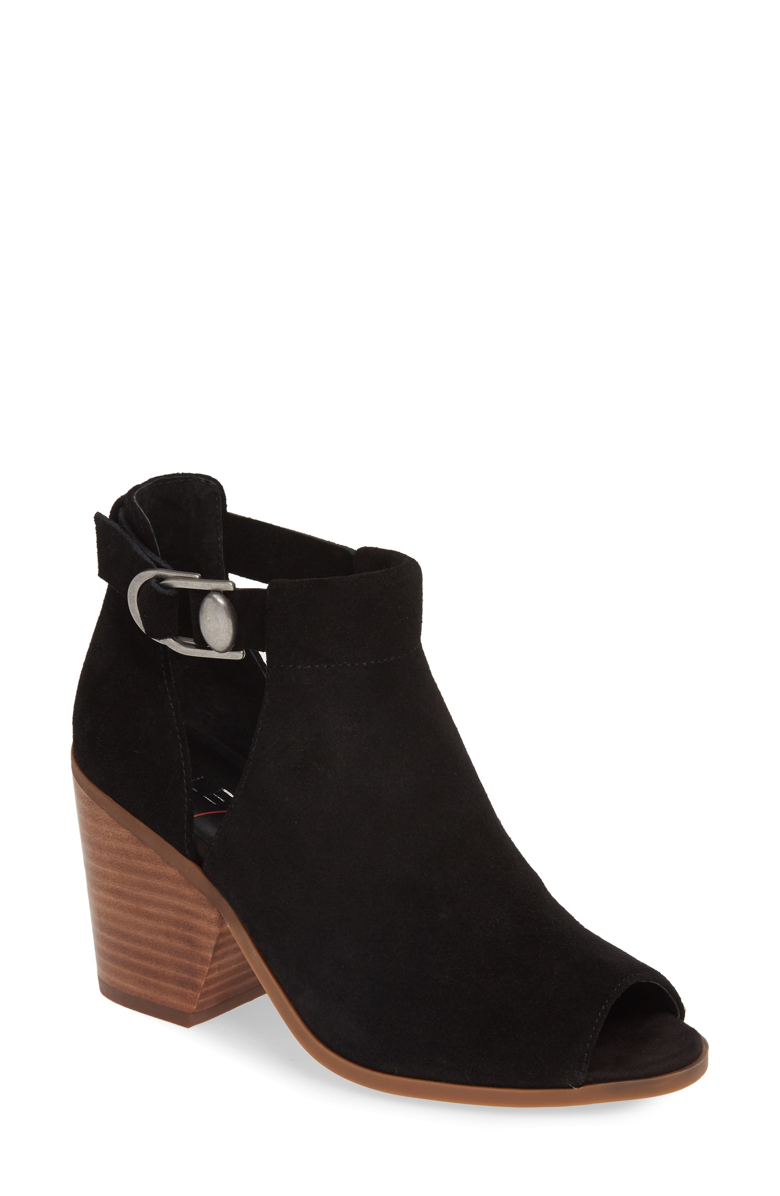 Sole Society Caprica Open Toe Bootie, Main, color, 