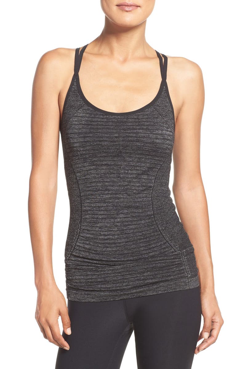 Zella 'Stabilize' Seamless Racerback Camisole, Main, color, 