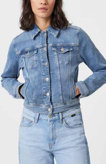 Cecilia Slim Fit Denim Trucker Jacket