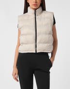 PLEIN SPORT Reversible Lightweight Padded Vest Scratch Comfort Women