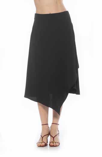 Alexia Admor Jess Asymmetric Midi Skirt