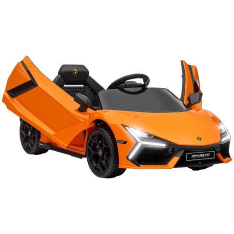 Lamborghini Revuelto 12V Kids Electric Car with Hydraulic Doors, Remote