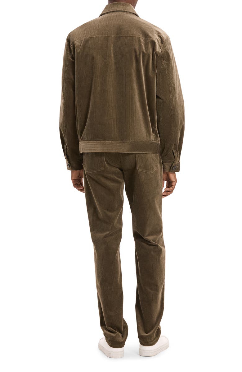 Theory Perfect Corduroy Button-Up Jacket, Alternate, color, Tarmac
