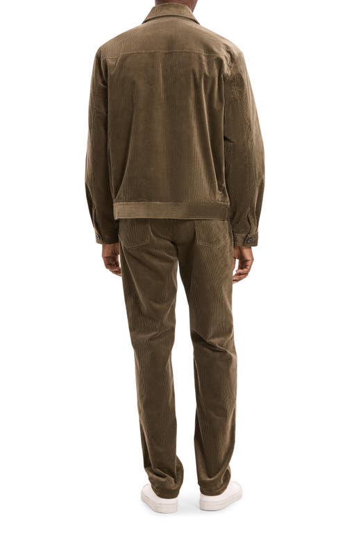 Theory Perfect Corduroy Button-up Jacket In Brown
