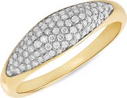 LANA 14k Gold Diamond Band Ring