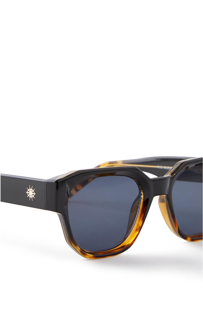 Cotton On Men's The Guestlist Sunglasses, Alternate, color, Black Tort Gradient Smoke