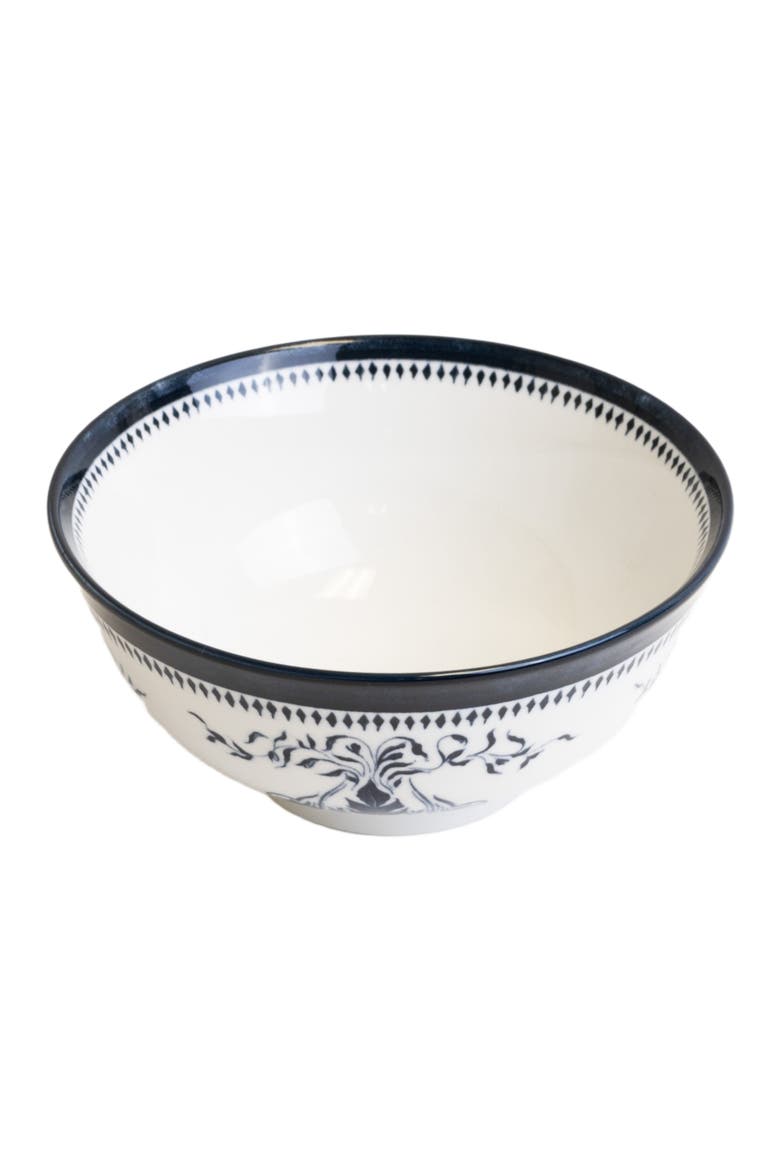 Bruges Porcelain 4-Piece Bowl Set, Main, color, Blue