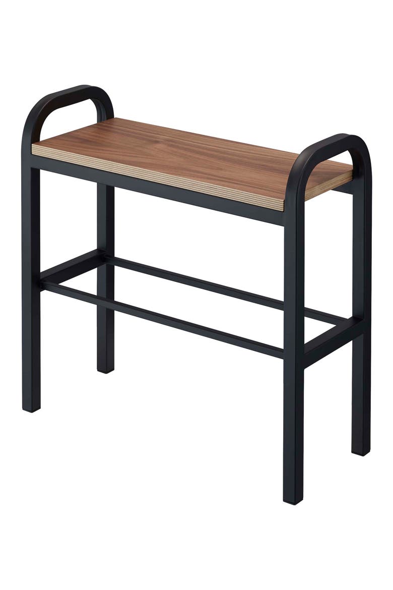 Bench Shoe Rack, Main, color, BLACK