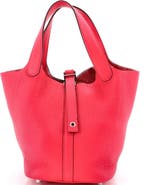 Pre-Owned Hermes Picotin Lock Bag Clemence PM