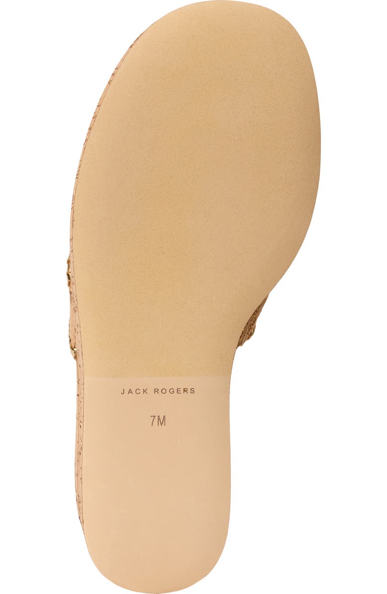 Jack Rogers Jacks High Wedge Sandal, Alternate, color, Cork/ Gold