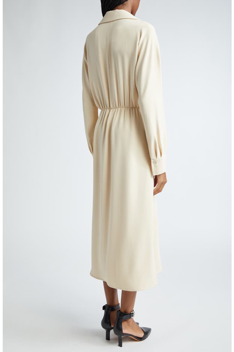 Long Sleeve Shirtdress, Alternate, color, WHITE SAND