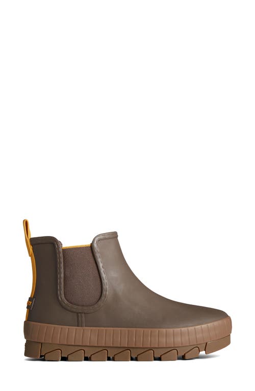 Sperry Torrent Womens Memory Foam Waterproof Chelsea Boots In Brown