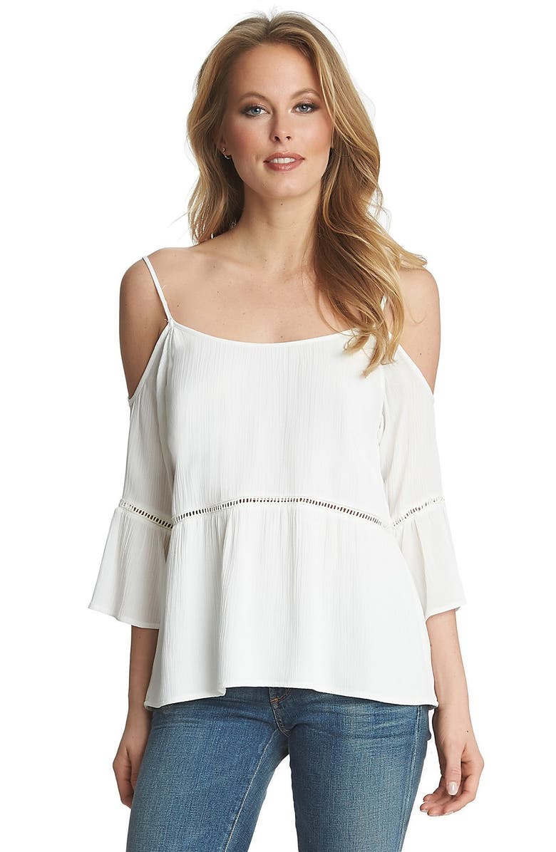 1.STATE Cold Shoulder Peasant Top, Main, color,