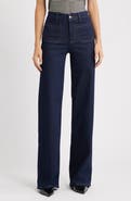 FRAME Le Slim Palazzo Long Modernist Pocket Wide Leg Jeans