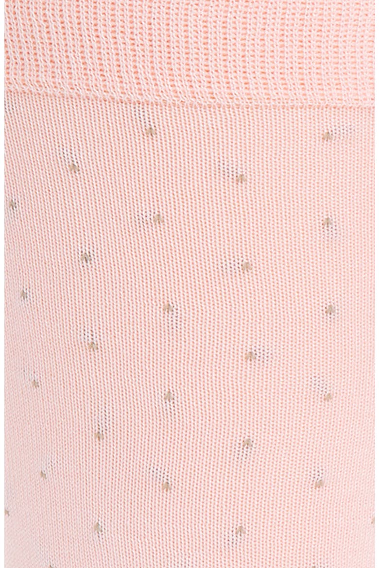 Gadsbury Fil Coupé Dot Dress Socks, Alternate, color, SHELL PINK