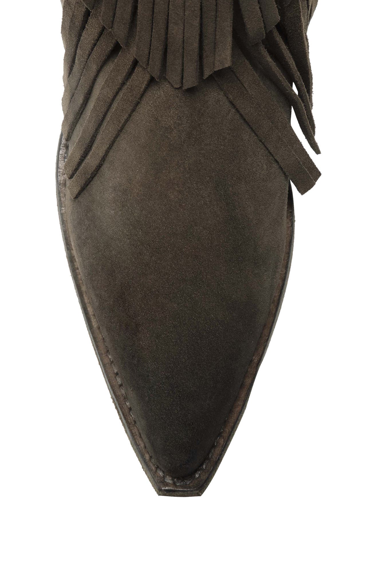 Lawless Fringe Bootie, Alternate, color, TAUPE