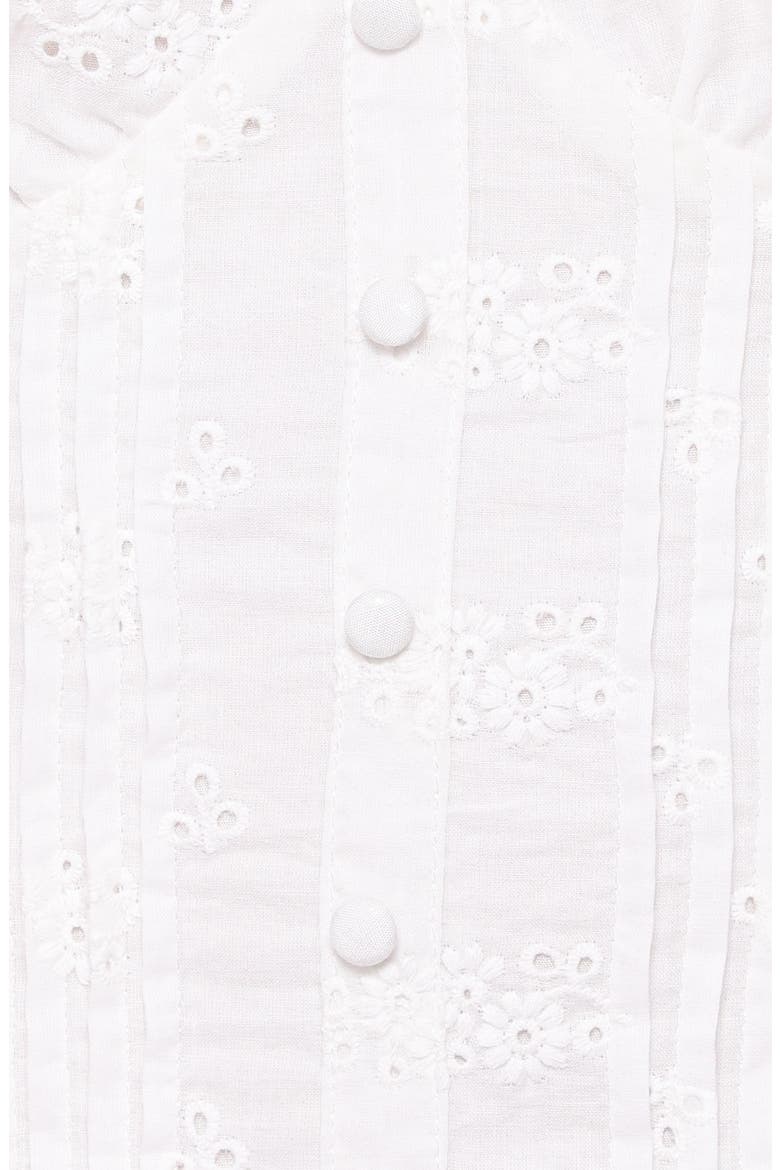 Cherish Eyelet Cotton Minidress, Alternate, color, WHITE