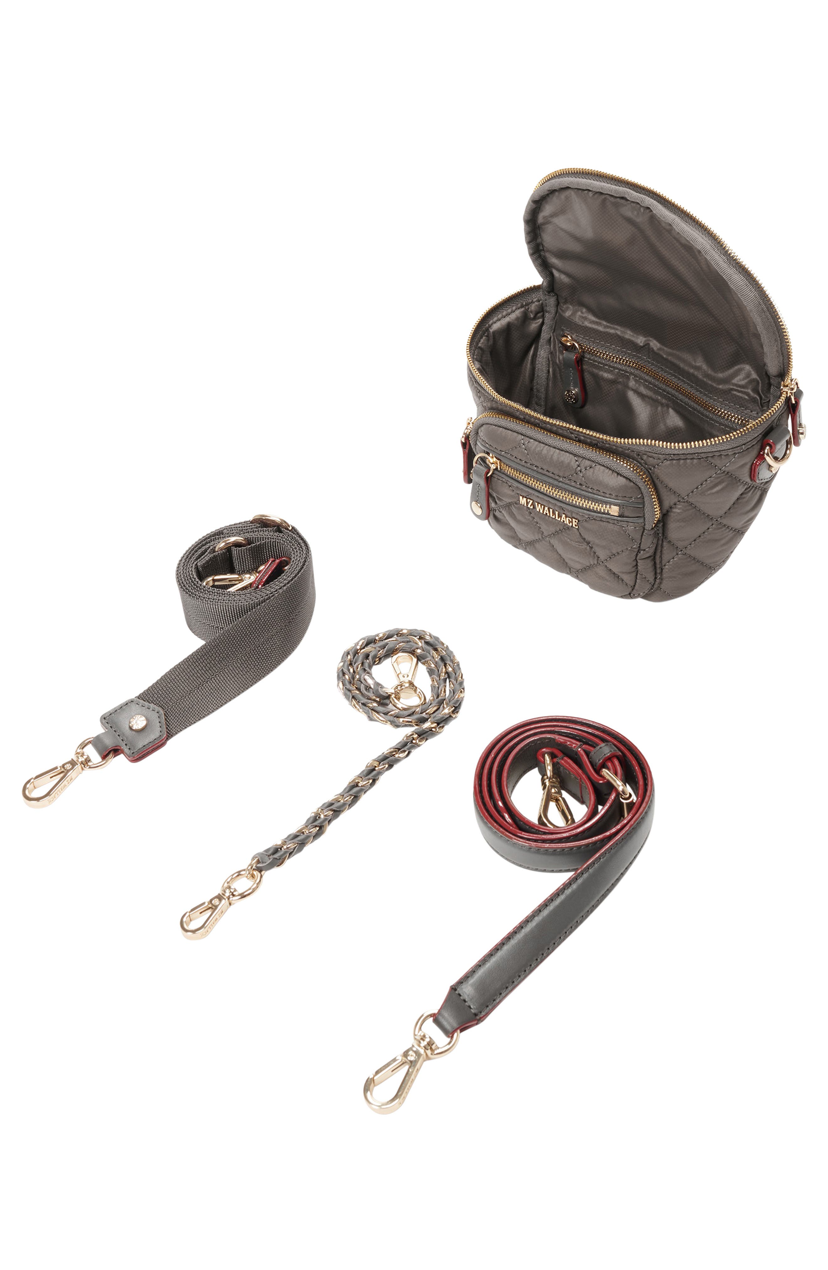 MZ Wallace Micro Crosby Diamond Quilted Nylon Sling Bag, Alternate, color, 