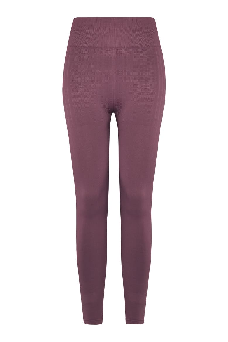 Nawal Seamless High Rise Sport Legging, Alternate, color, Deep Rose