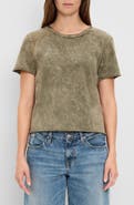 Michael Stars Jackie Raw Edge Crewneck T-Shirt
