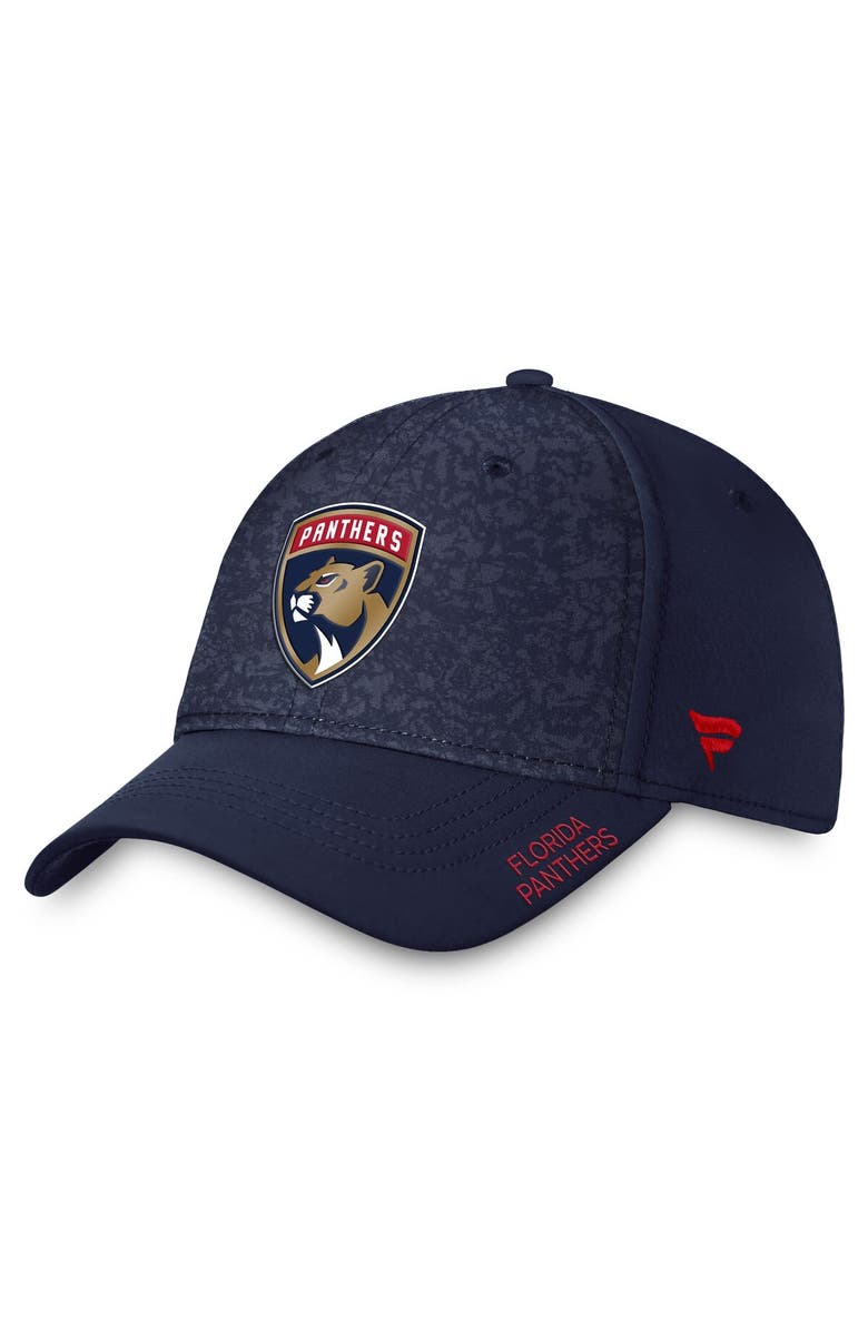 FANATICS Men's Fanatics Branded  Navy Florida Panthers Authentic Pro Rink Flex Hat, Main, color, 