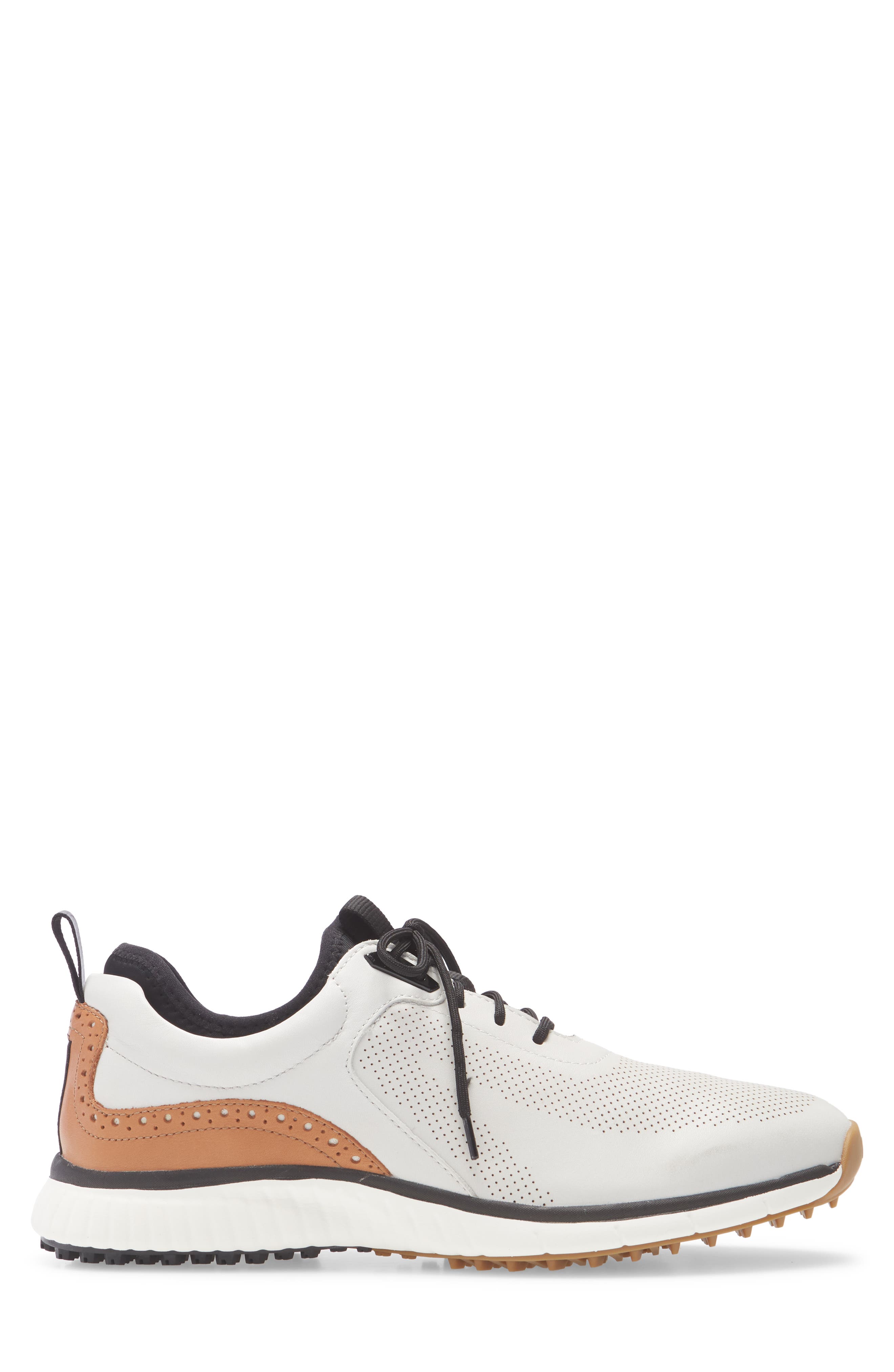 H-1 Luxe Waterproof Golf Shoe, Alternate, color, WHITE WATERPROOF
