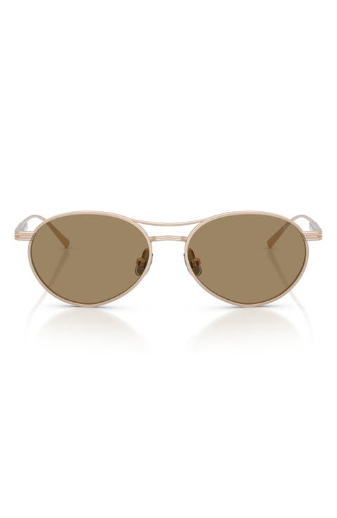 54mm Oval Sunglasses