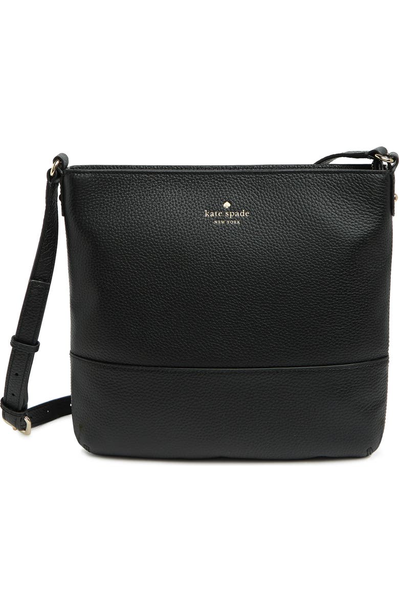 Kate Spade New York southport avenue cora crossbody bag, Main, color, Black