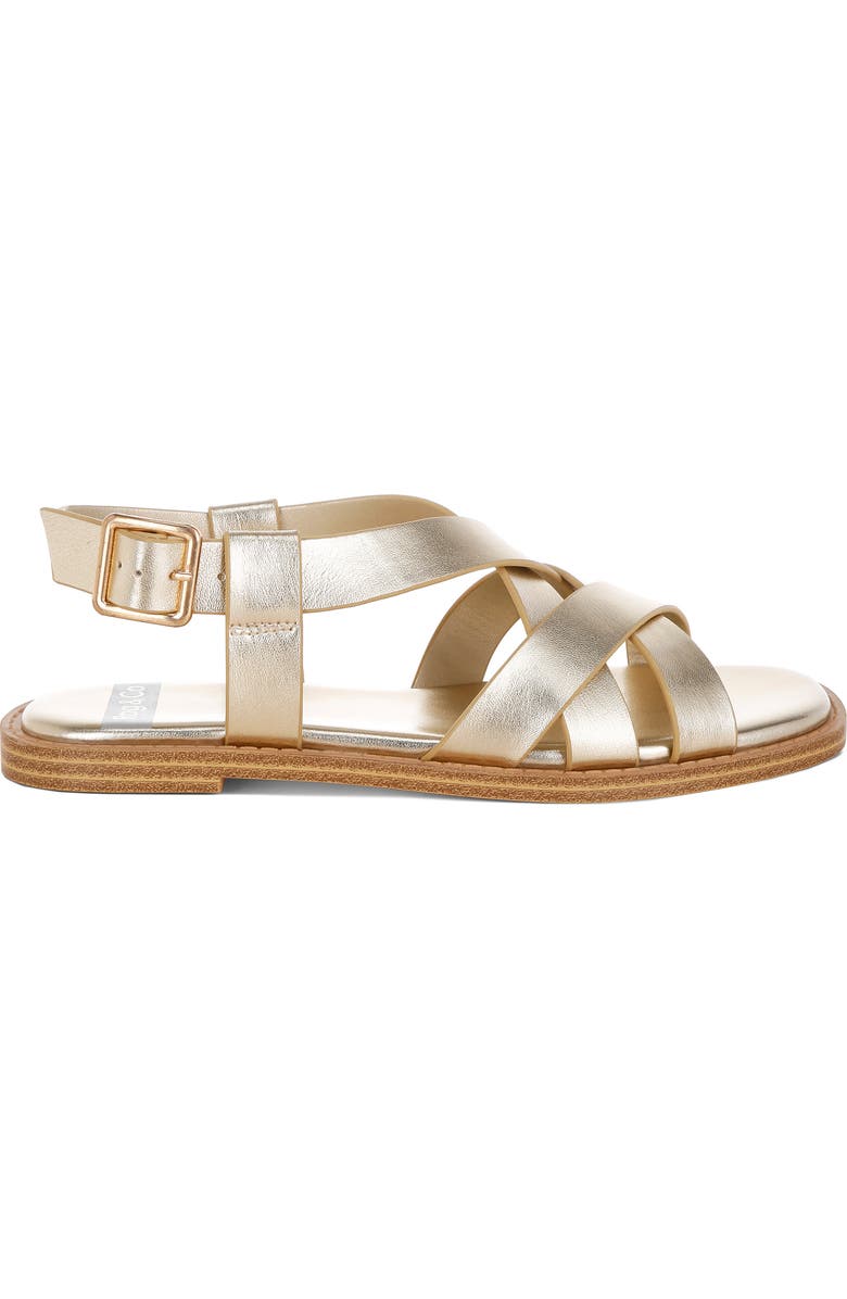 Rag & Co Doata Sandal, Alternate, color, Gold