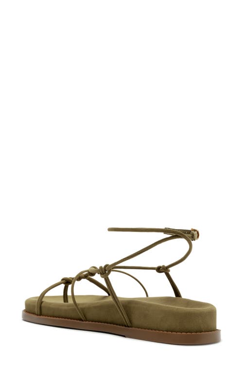 Shop Schutz Calabria Sporty Ankle Strap Sandal In Matcha