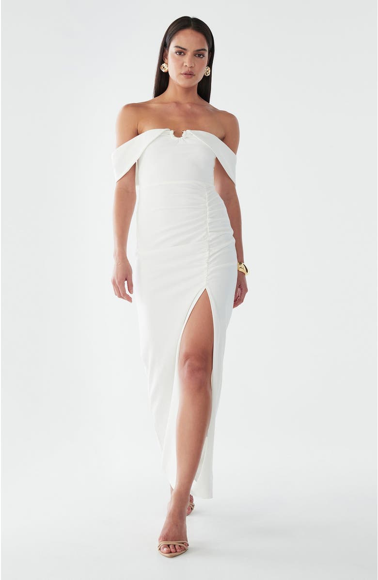 BWLDR Serena Maxi Dress, Alternate, color, White