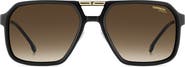 Carrera Eyewear Victory 59mm Gradient Square Sunglasses