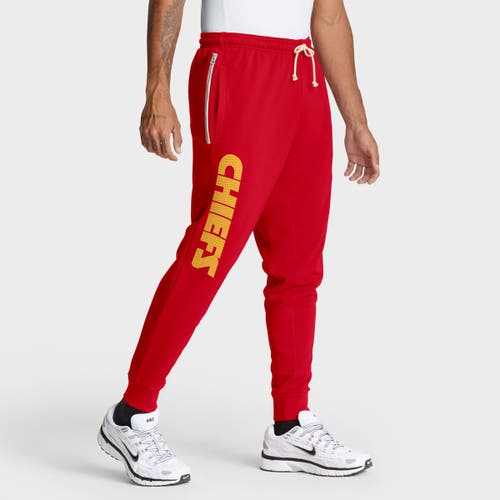 Nike Red Kansas City Chiefs Sideline Standard Issue Ground Game Dri-fit Taper Pants In Red