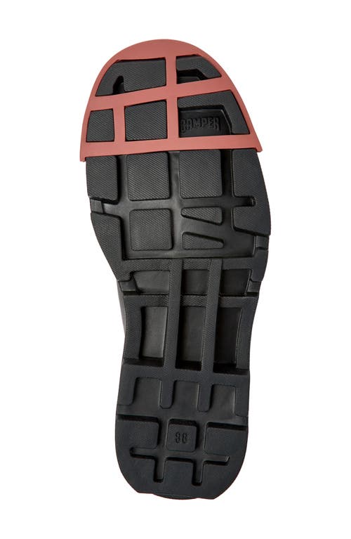 Camper Junction Contrasting-toecap Loafers In Black