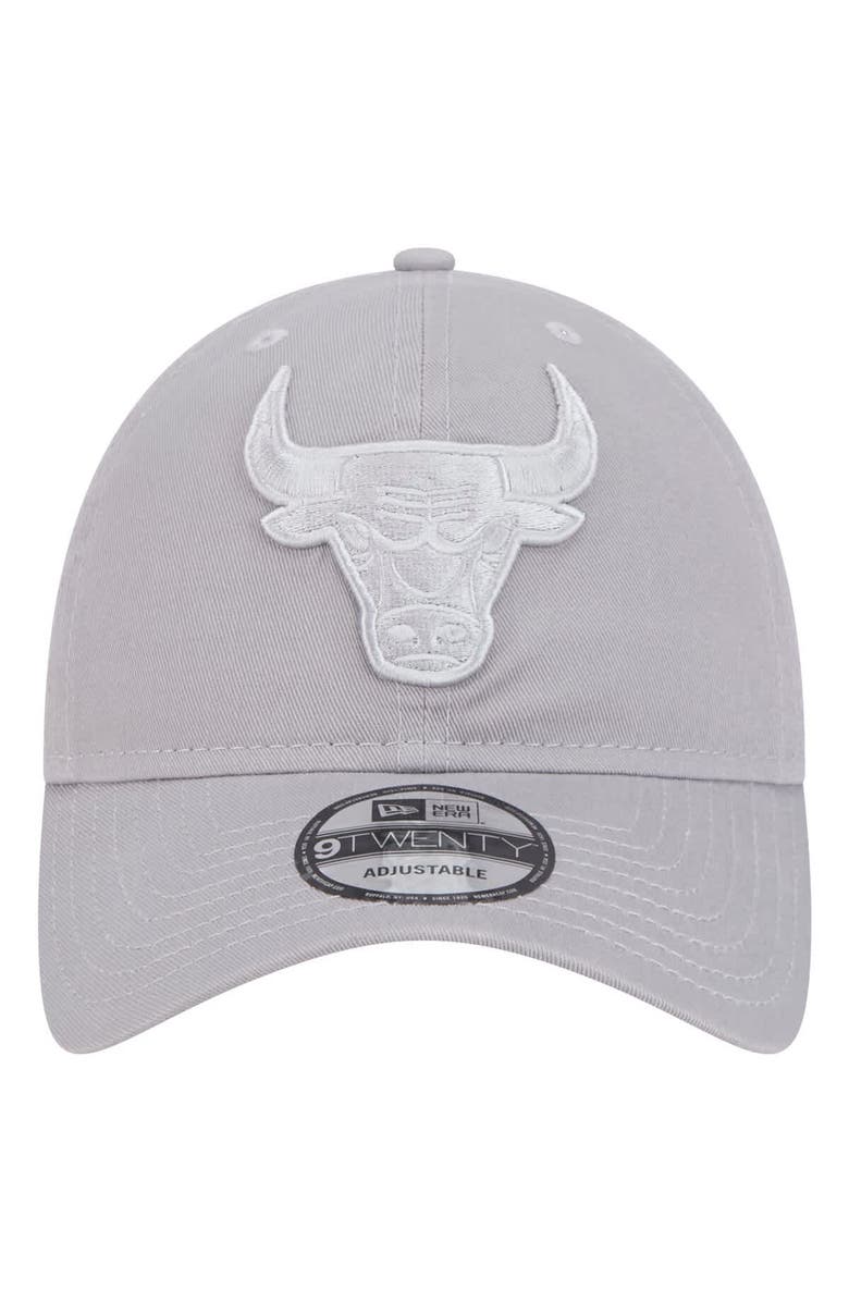 New Era Men's New Era Gray Chicago Bulls Tonal 9TWENTY Adjustable Hat, Alternate, color, Gray