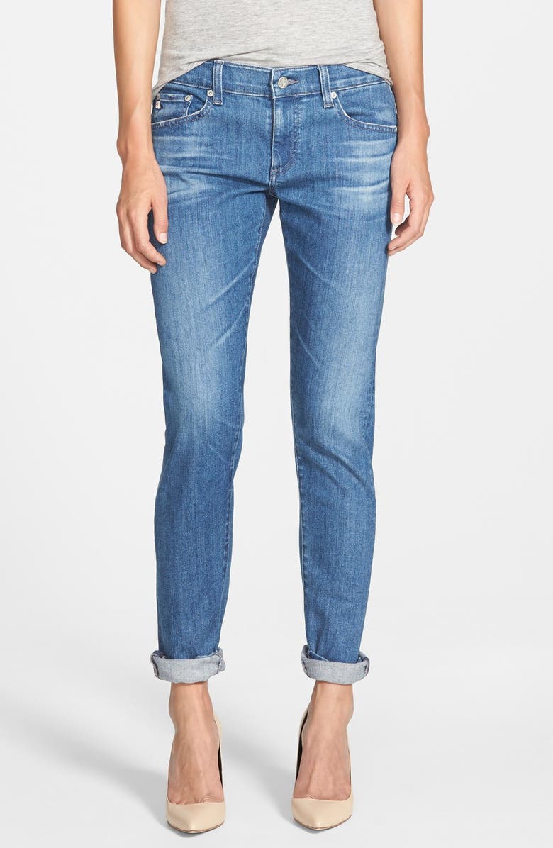 AG 'The Nikki' Relaxed Skinny Jeans, Main, color, 