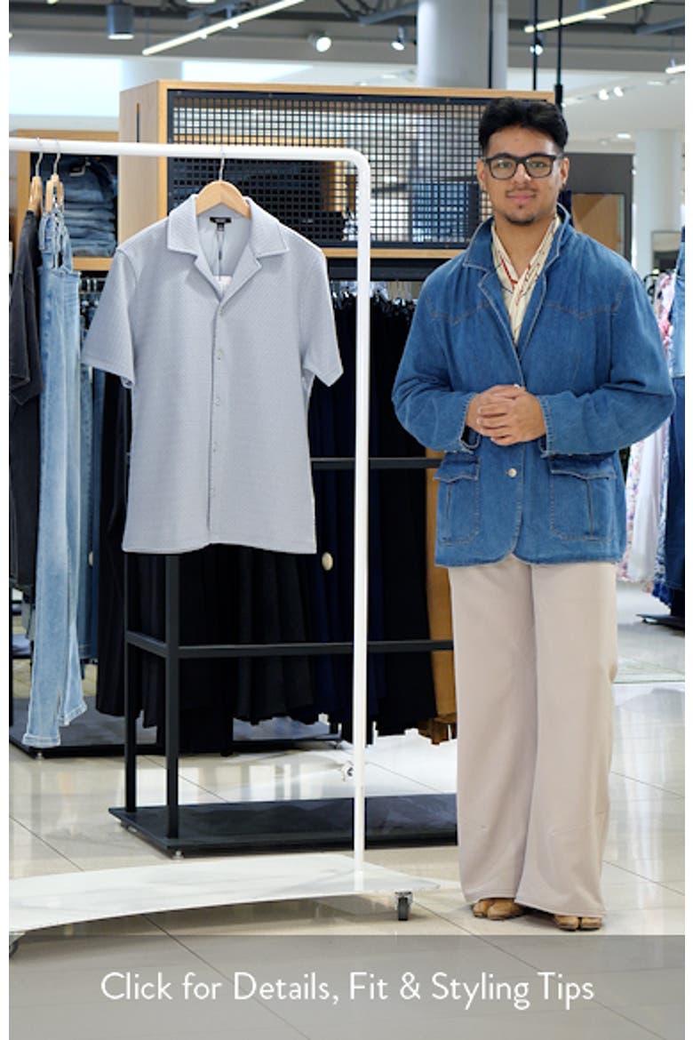 Felipe Textured Knit Cotton Blend Camp Shirt video