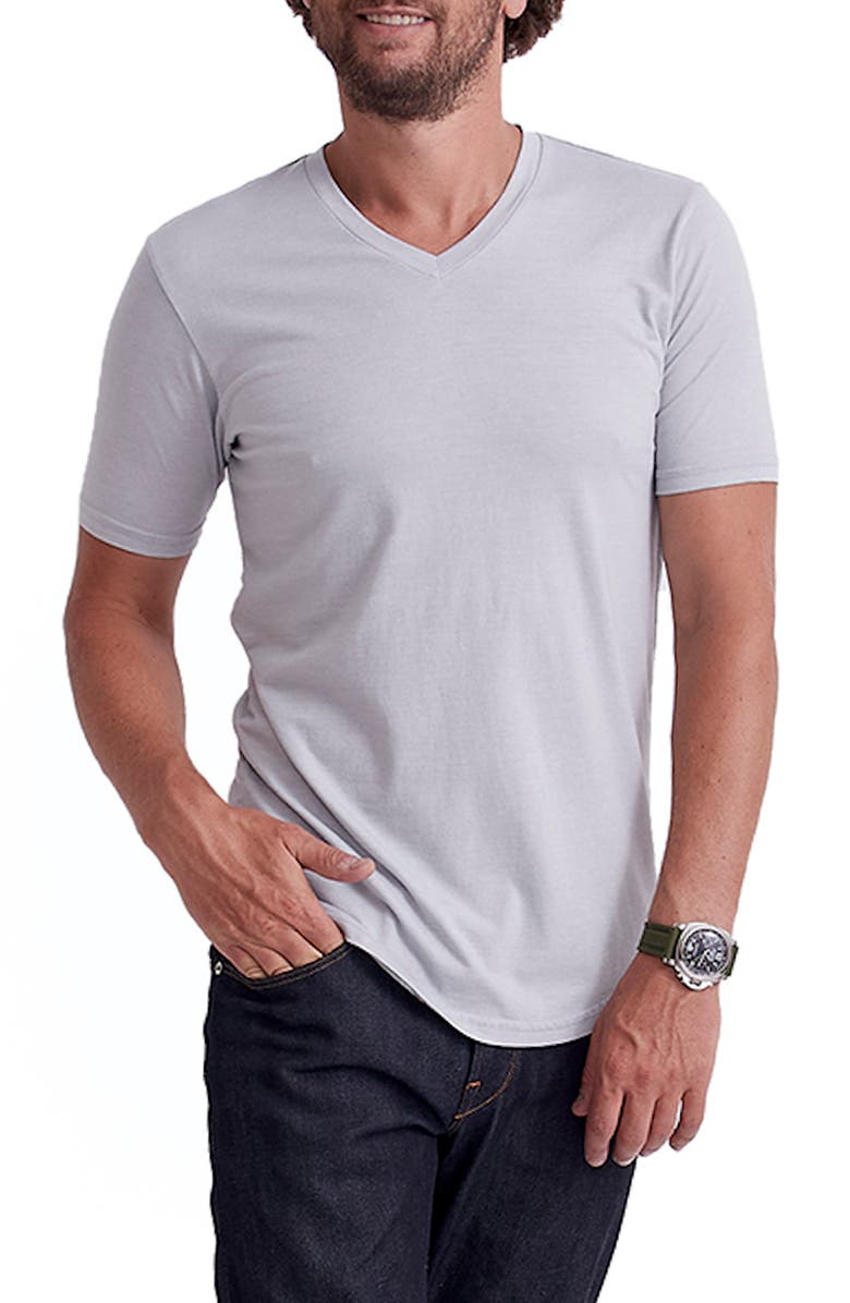 Goodlife Triblend Scallop V-Neck T-Shirt, Main, color,