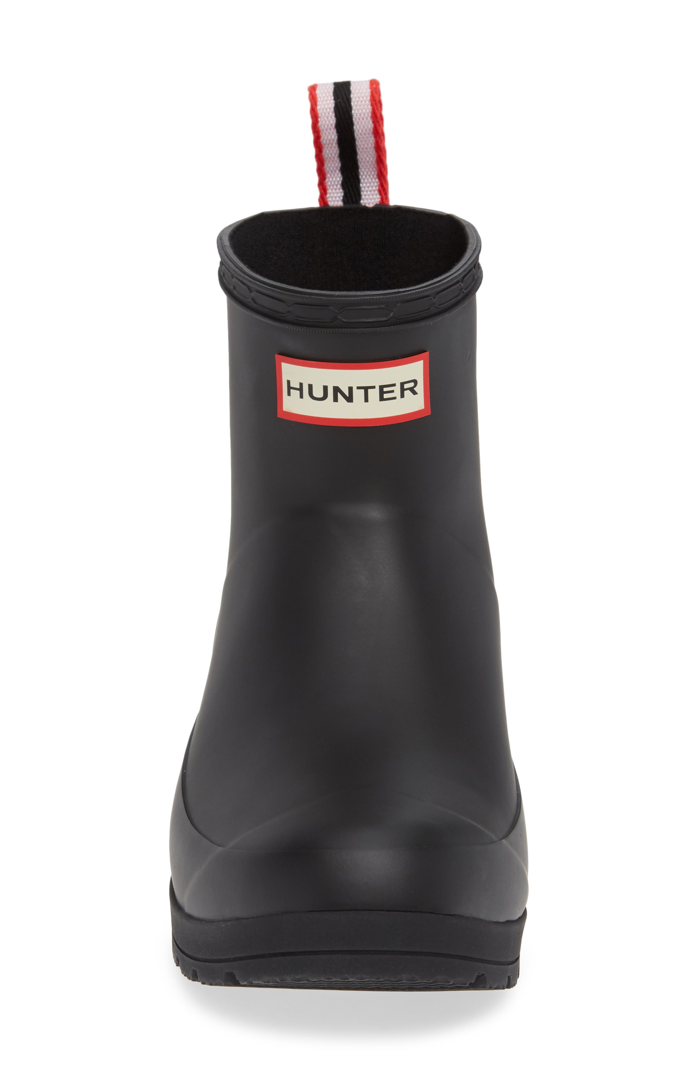 Hunter Original Play Waterproof Rain Bootie, Alternate, color, Black