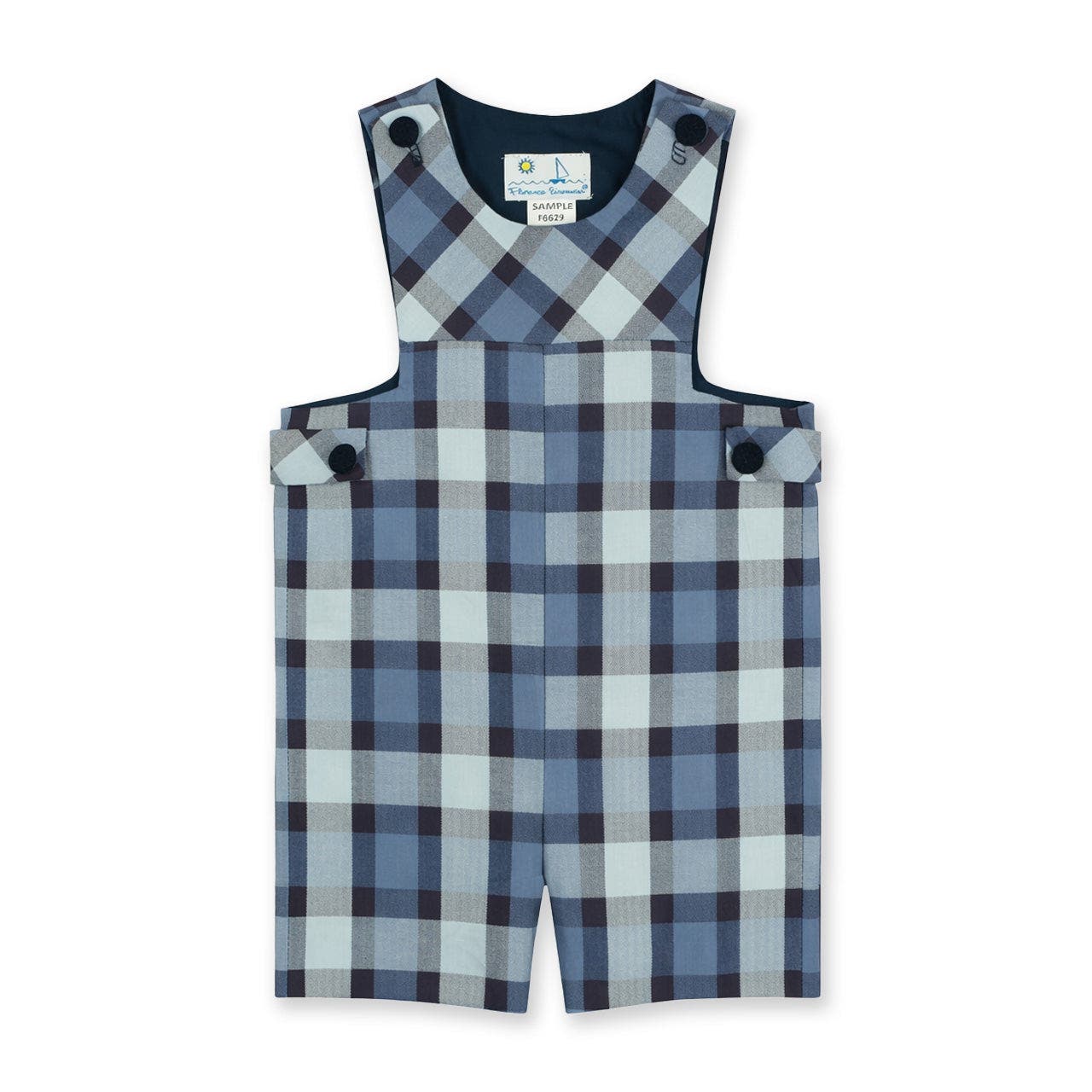 selected Blue & Navy Plaid