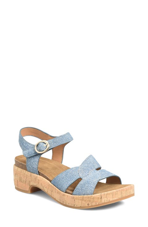 Capri Ankle Strap Platform Sandal (Women)
