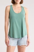 GO COUTURE Rounded Racerback Tank