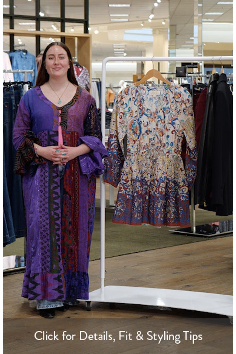 Noah Print Long Sleeve Fit & Flare Dress video