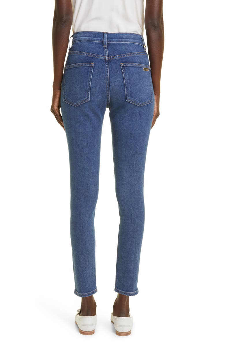 St. John Collection Newport Stretch Denim Skinny Jeans, Alternate, color,