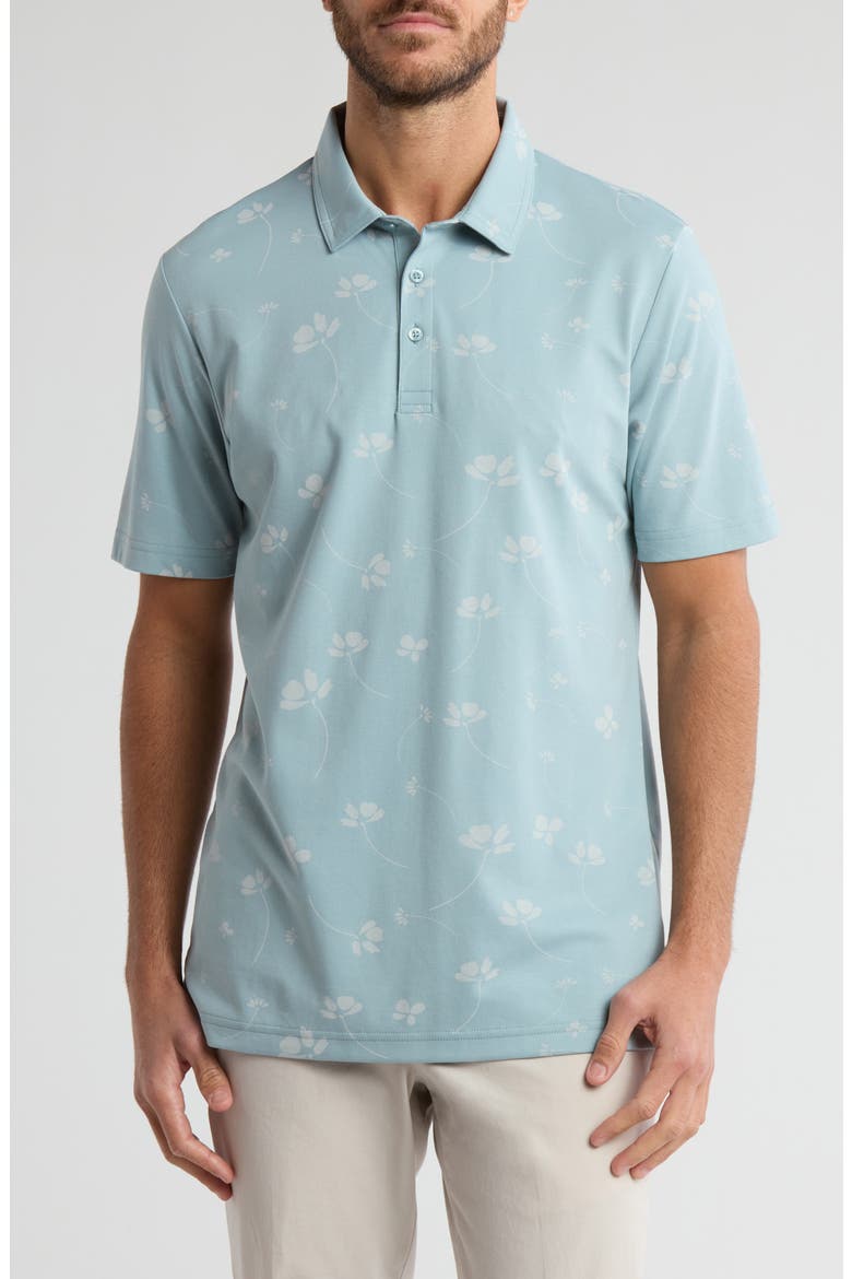 Good Time Feeling Cotton Blend Polo, Main, color, ARONA