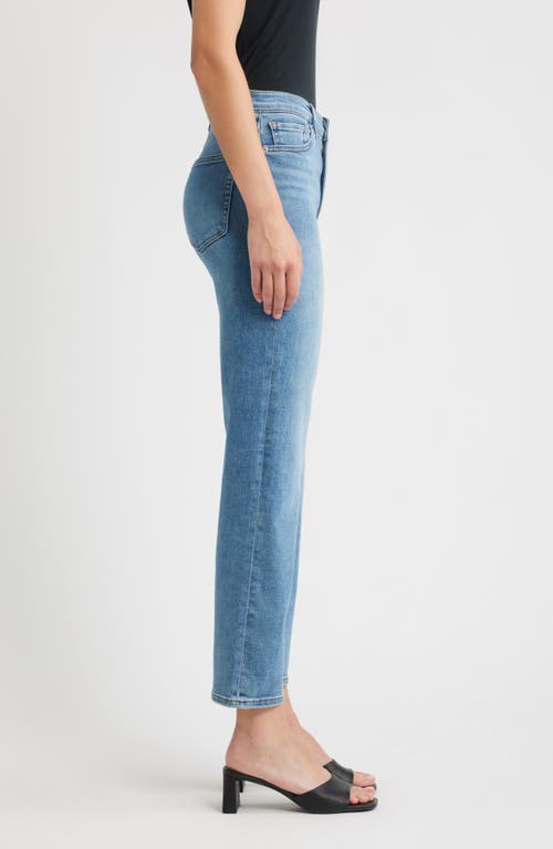 Frame Le Sleek Straight High Waist Straight Leg Jeans In Black